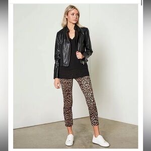 $74 NWT Michael kors pull on leopard leggings S